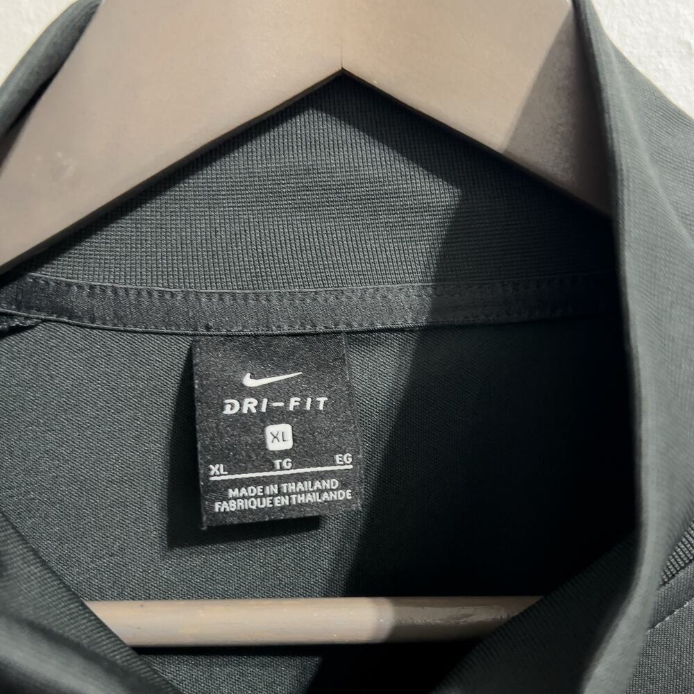 Nike Jacket Mens XL Full Zip Soccer Logo Grey Black Warm Up Track Active - Picture 4 of 7